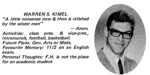 Warren Kimel - THEN